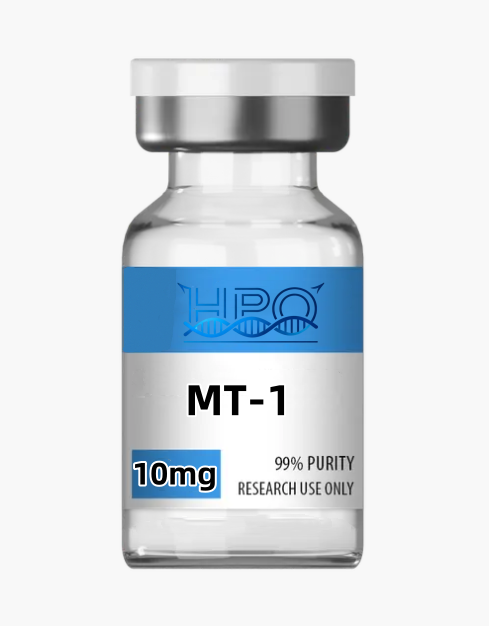 MT1 Melanotan I 10mg research peptide vial for laboratory use
